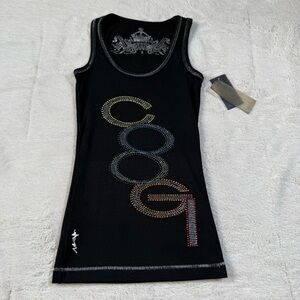 Vintage Y2K Coogi Rhinestone Women’s Tank Top Shirt